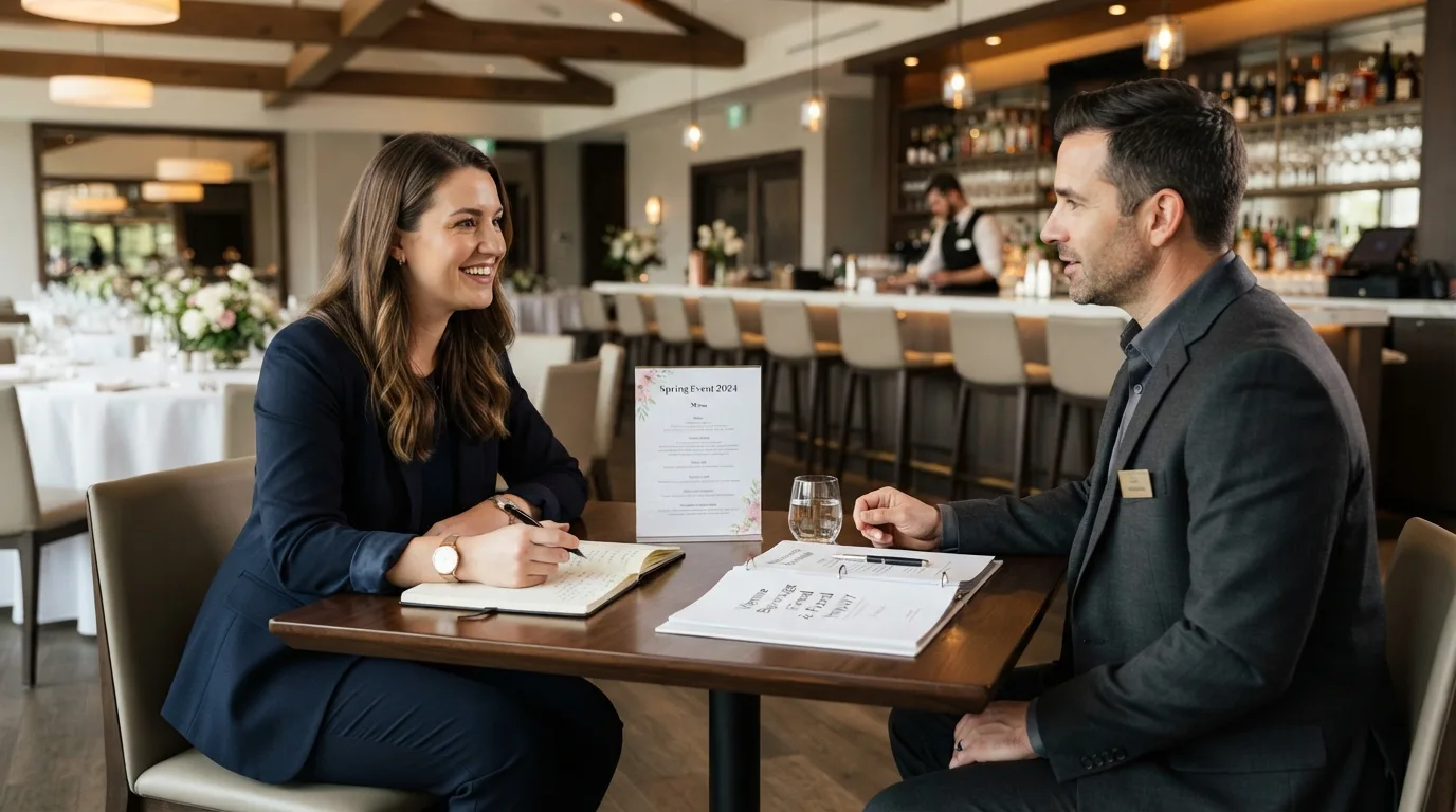 Catering and Bar Questions for Venues