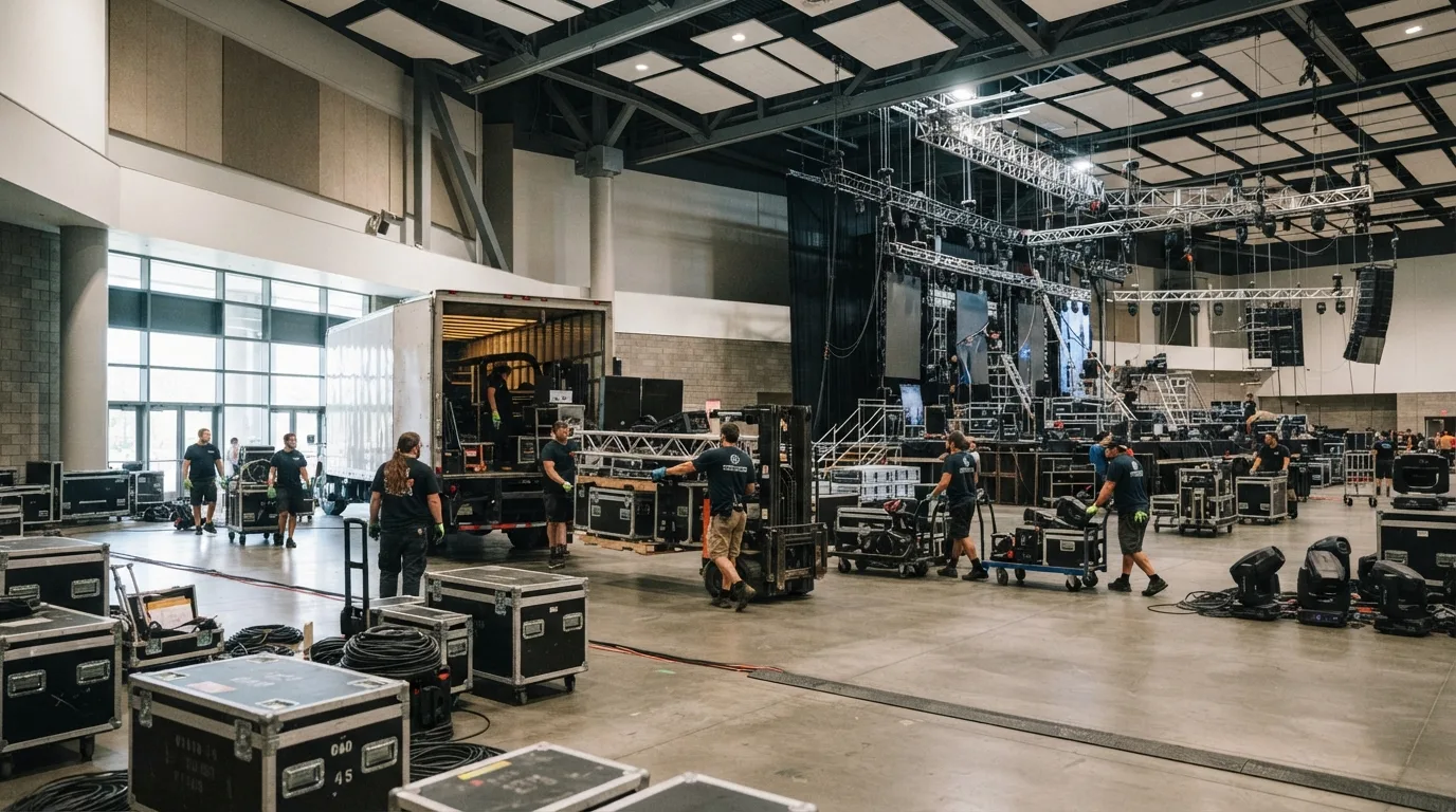Venue Timeline, Load-In, and Load-Out